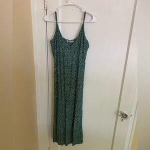 Reformation Green Floral Slip Dress - Size 6